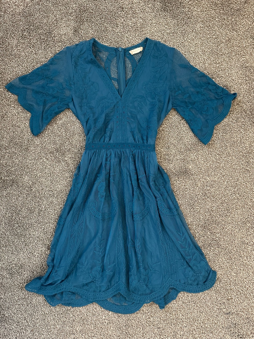 Altar’d State Blue Lace Dress